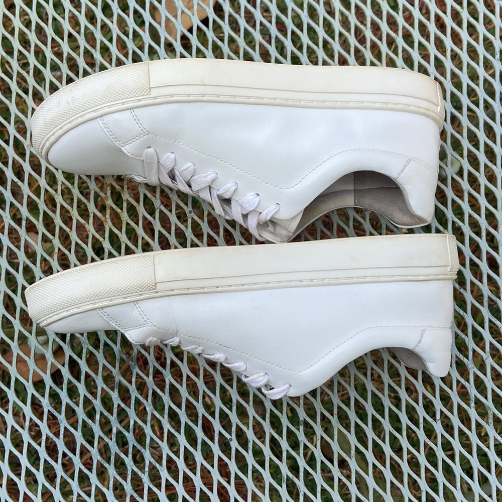 White Sneakers Leather Lace Up classic   Good Quality Timeless Casual St… - Picture 5 of 11